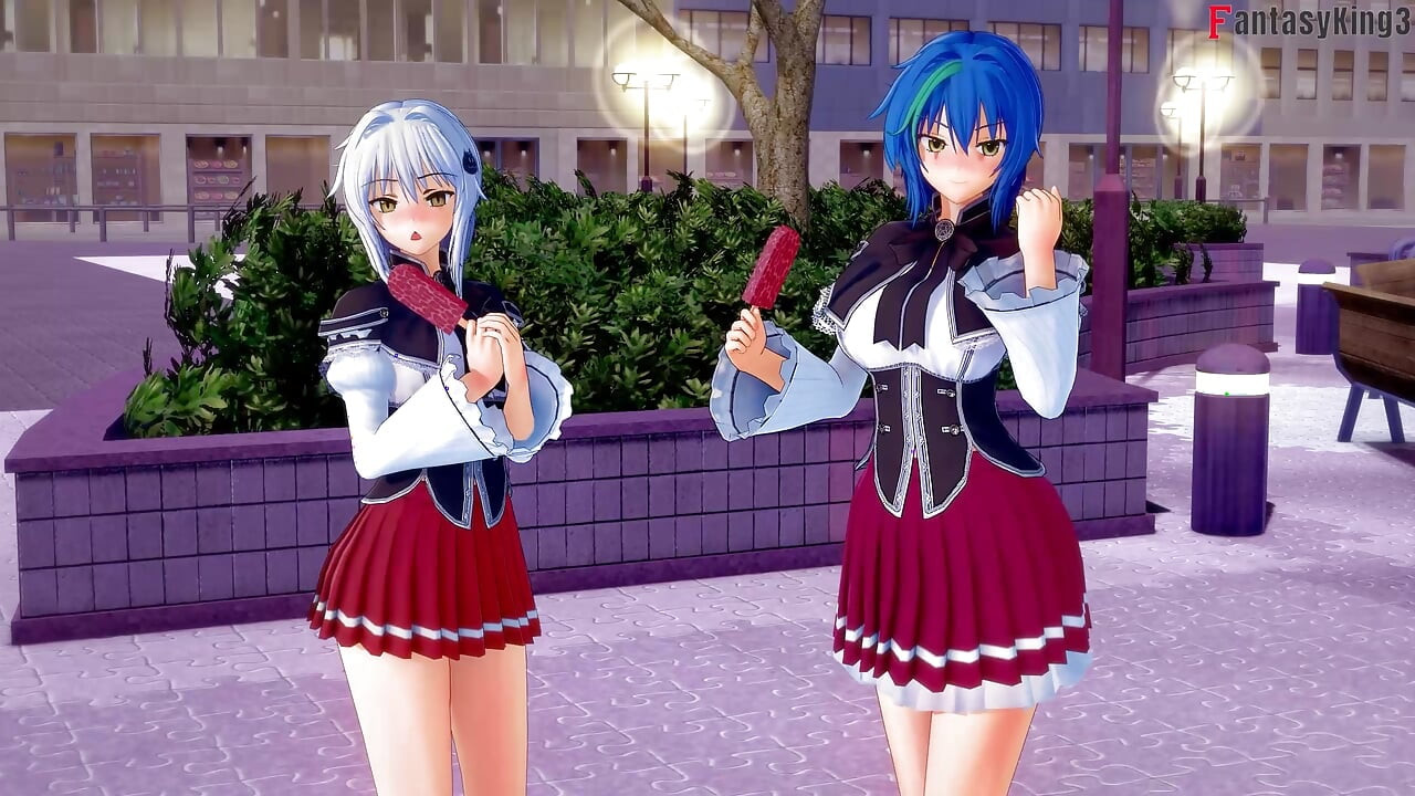 Akeno tem uma surpresa para mim - DXD NTR Madness Series