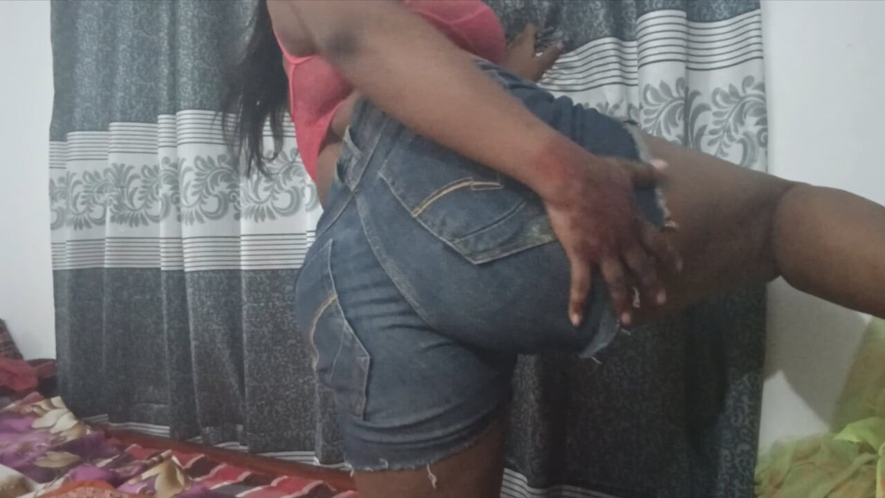 Desi hot girl sitting and slowly