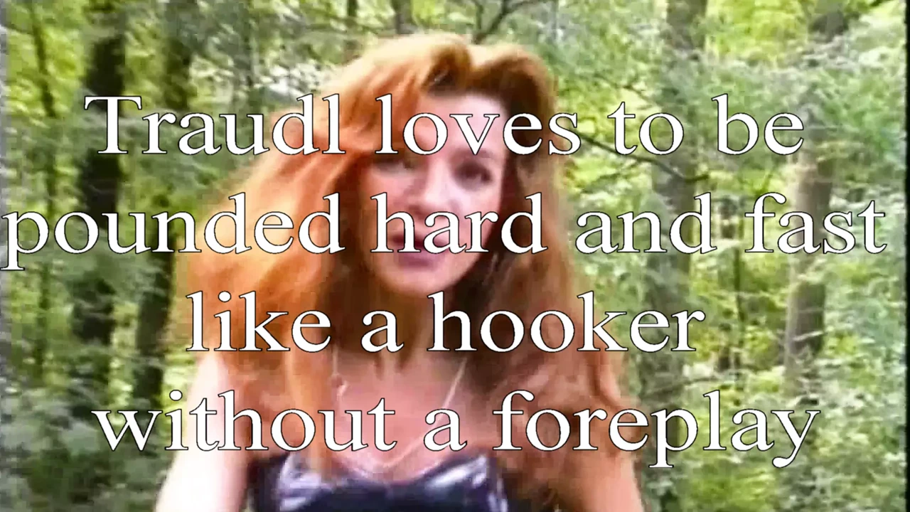 Traudl Caff in “The Whole Truth” from 1996, digitally enhanced