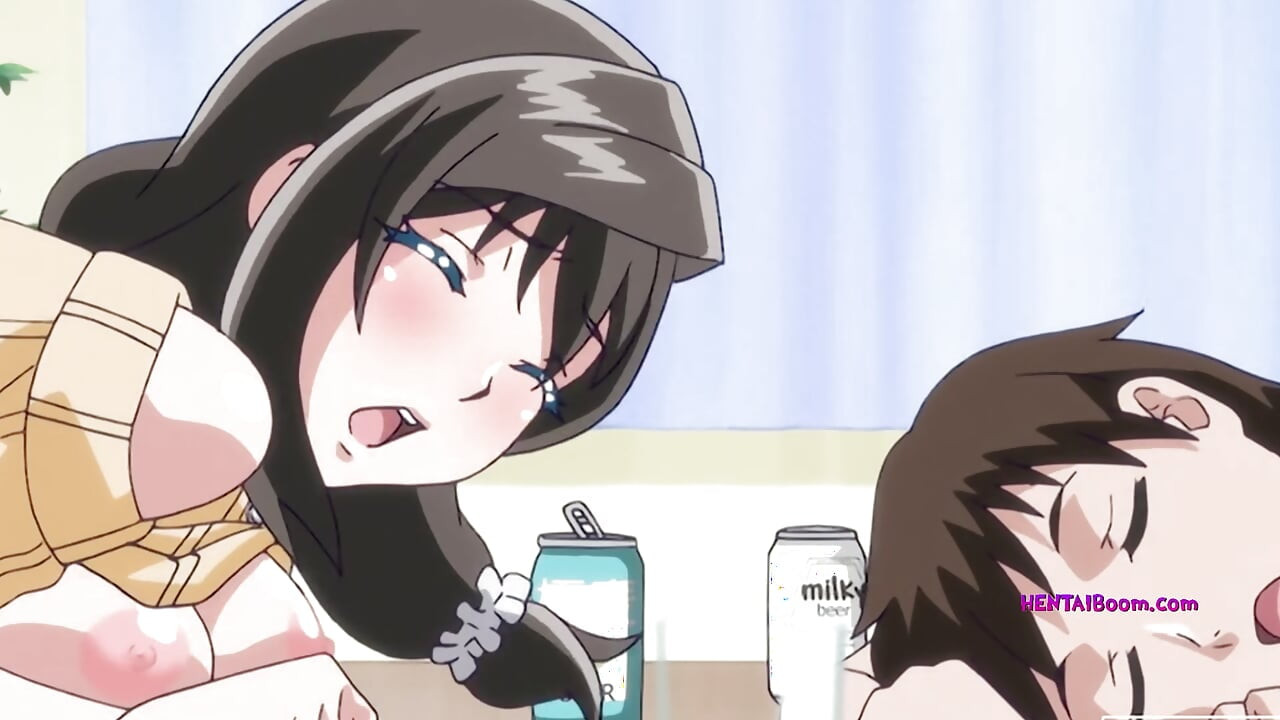 Beleza hentai de peitos enormes é fodida fundo, gemendo em êxtase animado