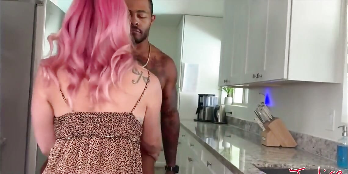 Big Tit Housewife Natalie Gives Hubby All of Her Pussy