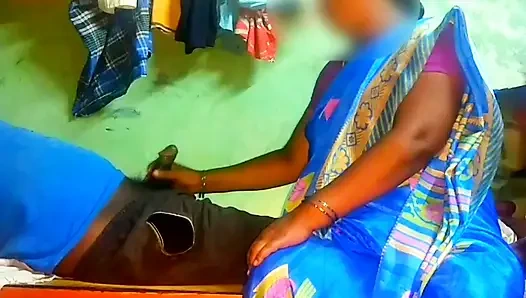 Indian housewife aunty blowjop