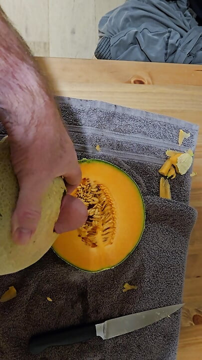 Fucking a melon
