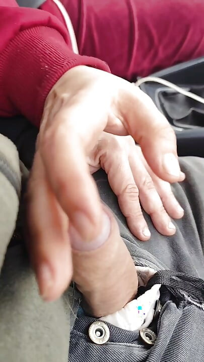 I turned him on in public and finished him at home. A wild and dominant jerk off and big cumshot!