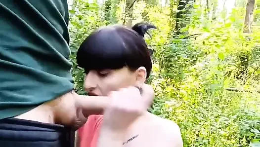 Sucking Dick În the Forest.