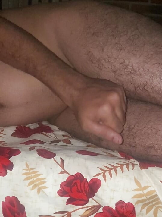 Massage dick hard enjoy guy