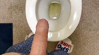 Having a  piss