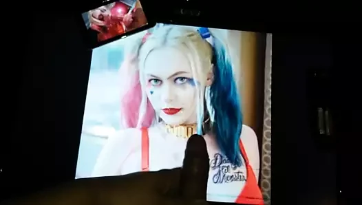 Seksi harley quinn cosplayer boşalmak haraç