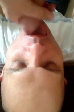 Sucking XL and eating cum