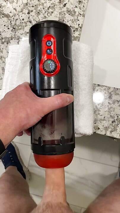 Red Spinning Toy Makes me Cum Twice!