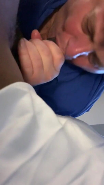 Thrilling moment from "Cute White guy sucking his first BBC part 1"