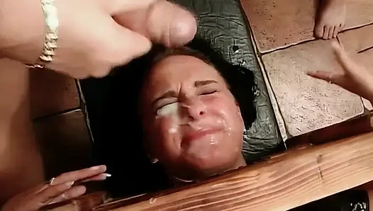 Wajah cewek-cewek nakal ini di-anal habis-habisan sampai dicrot sperma hangat di pesta seks liar