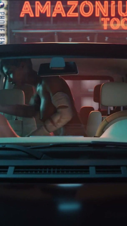 Pantsushi & Amazonium Hard sex intense anal riding in the car sweet tasty fuck intense sex tight anus swallowing cum hard sex | Clip 1