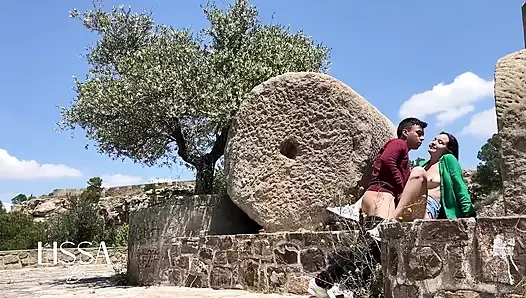 Couple Has Risky Sex in a Public Viewing Point