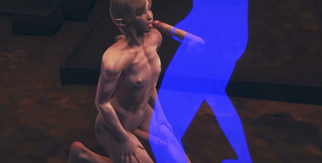 Интимное приключение Yaoi Link в Hyrule