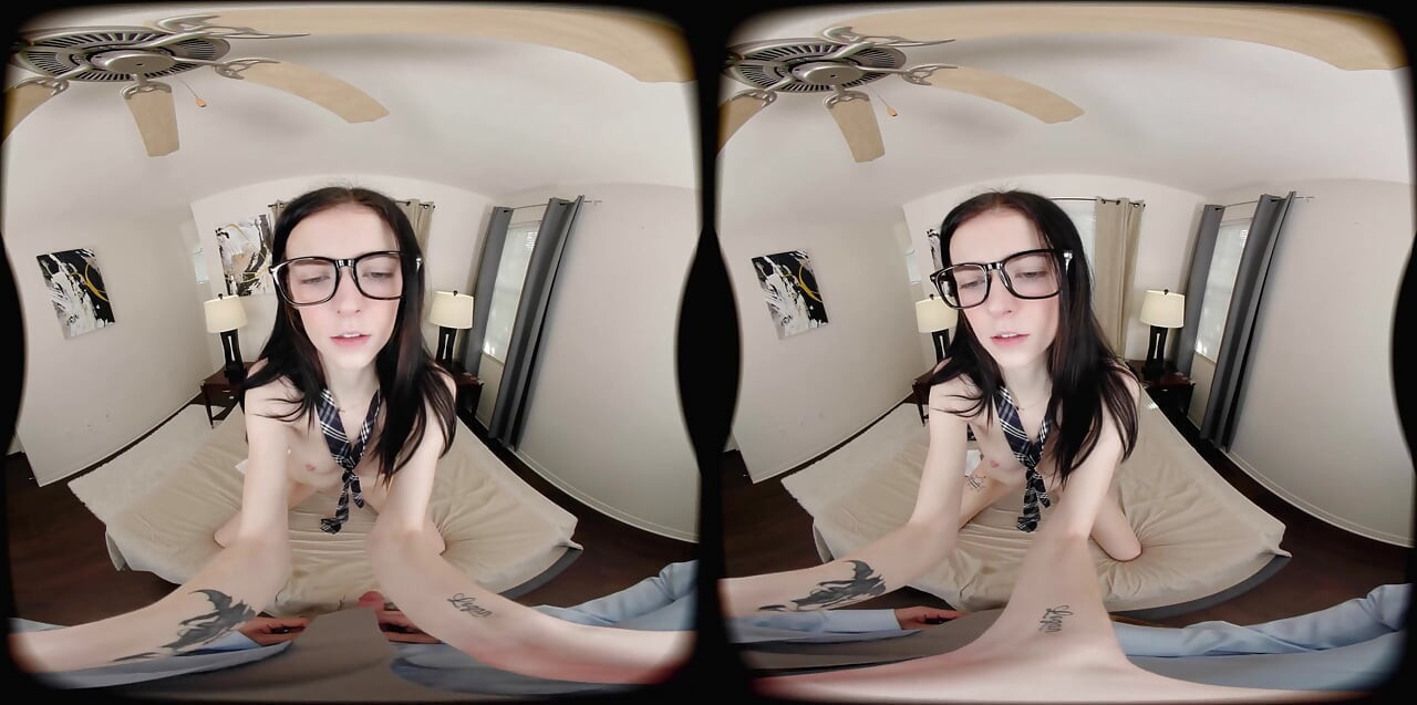 FORBVR - Your Horny Teen Student Wants To POV Suck And Fuck Cock During Fieldtrip