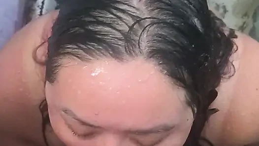 peeing in the shower