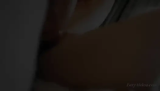 Risky Sex with My Stepdad. Please Cum on My Petite Pussy