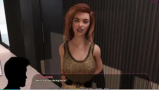 Haley hikayesi #17 - Haley ve Johannes Adriana'nın evine baktı... Johannes yemek masasında Haley'i sikiyor