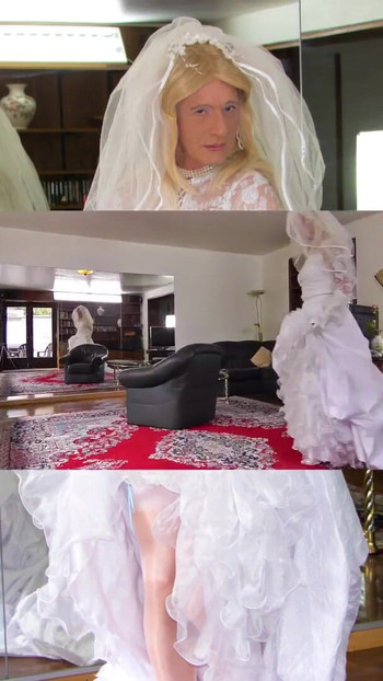 Unforgettable moment from "Wanking Bride With Fotoshooting And Cumshot"