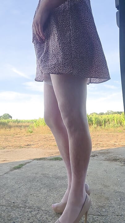Playing outdoors