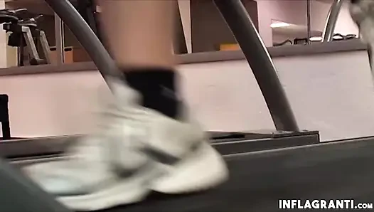Polish cutie gets rammed in the gym