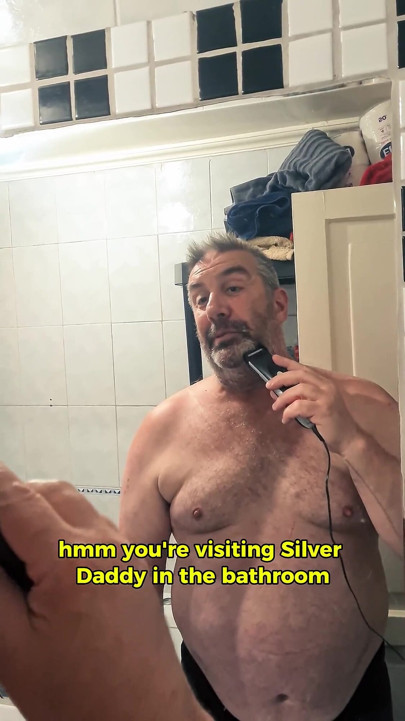 Before the Fight - Silver Stepdaddy Boxer POV