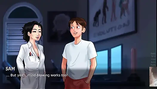 She said it's for science!Hot teacher got fucked by student!!Summer time saga new update.