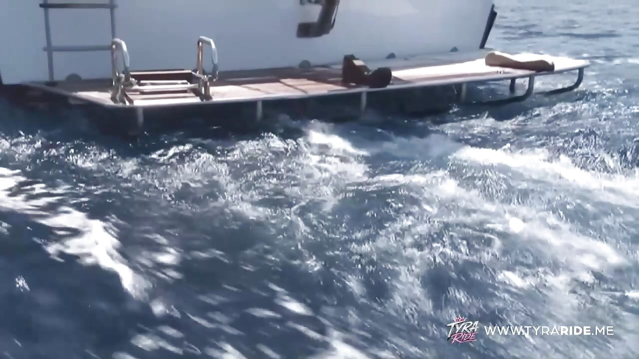 Brunette Enjoys Wild Sex on Boat Beach and Couch