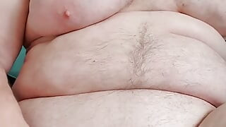 Fat Boy Plays Alone with His Chubby Body