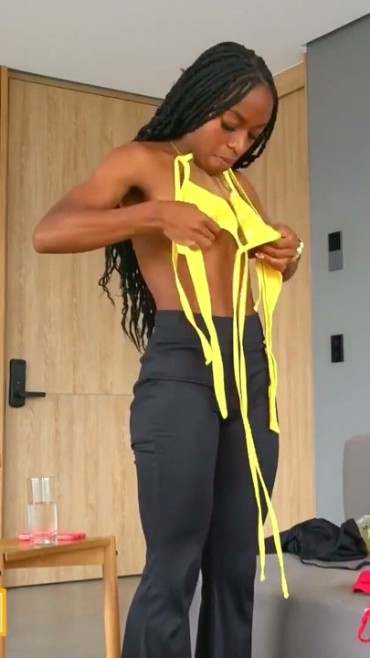 Fit ebony Latina humped bareback rough in a casting with hung producer | Clip 1