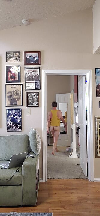 Cory Schultheis Caught Nude walking around naked