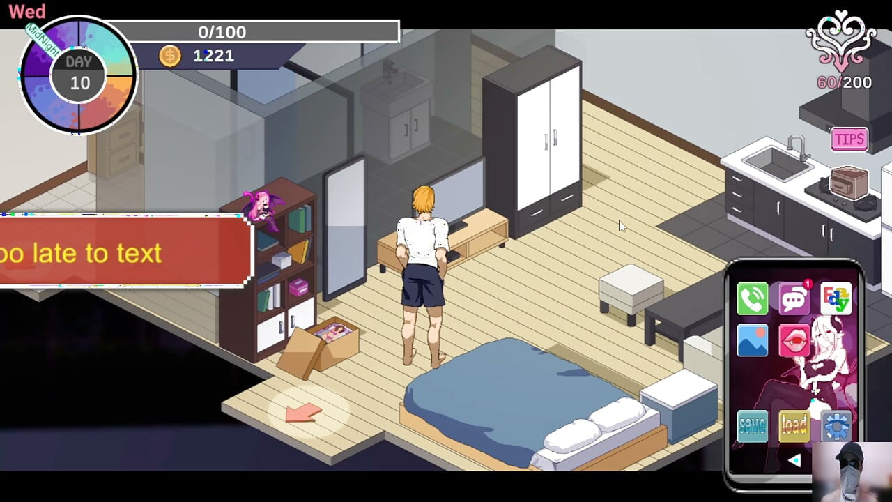Ntraholic gameplay! Ep-2! The cute wife cheats on her husband with me while he is there!