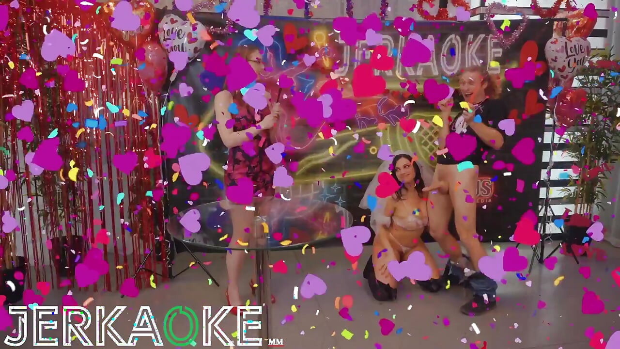 JERKAOKE - Sexy Persian milf with huge boobs fucks her way through gameshow