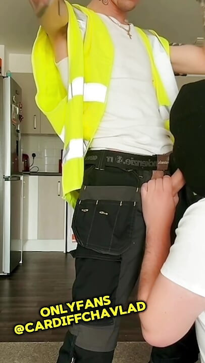 Raw Hard Gay Sex with Construction worker