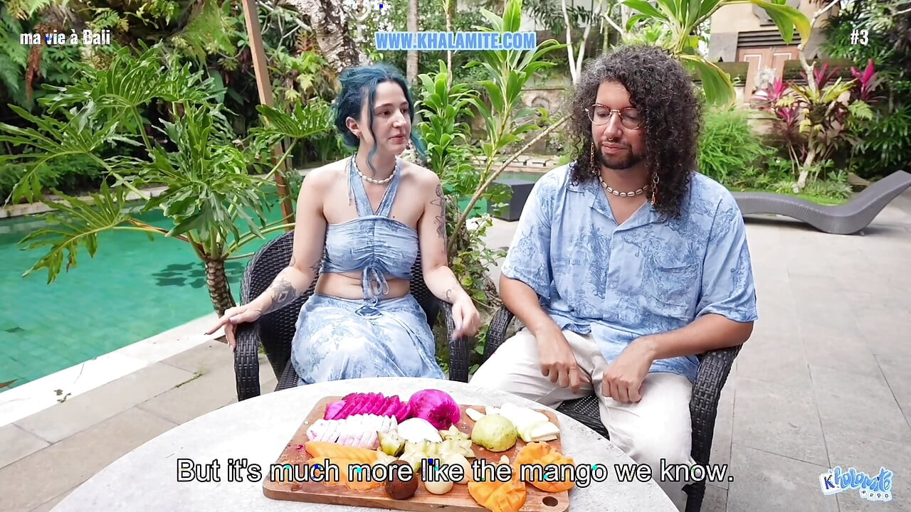 She wakes up her colleague with a blowjob and a fuck in Bali - French alt vlog with subtitles KHALAMITE