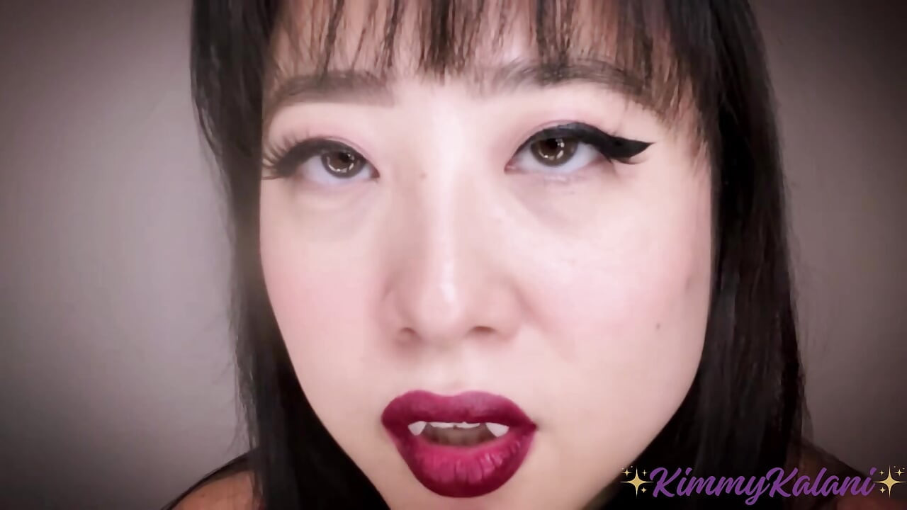 Heißer vampir verschlingt dich mit ohr lecken und objektiv lecken -ASMR