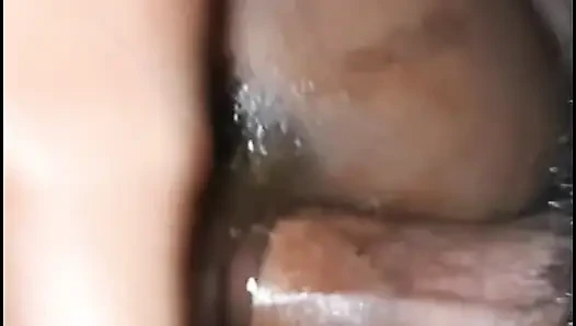 Girlfriend  in home alone boyfriend sex hard