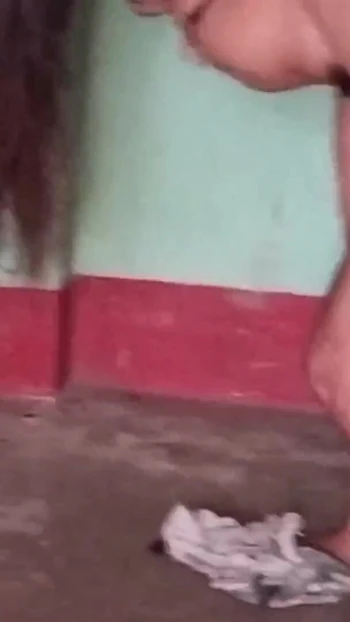 Stunning moment from "Indian hot girlfriend viral MMS  video"