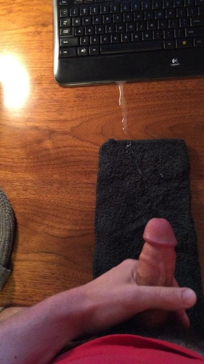 Office jerk off