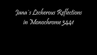 Refleksi cabul dalam monokrom 3441