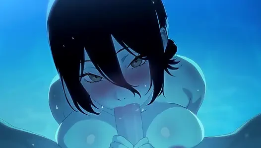 Bombenmädchen reze lehrt schwimmen.