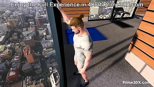 Futanari gym domination: cowok habis-habisan sama futa sampai berkeringat di prime3dx