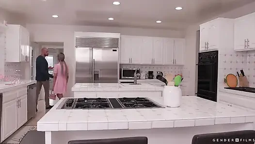 Latina Trans Babysitter Fucked by Employer While His Wifey Is Home - Itzel Saenz - Genderxfilms