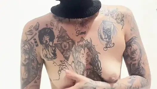 I touch myself secretly at my neighbor's house, I'm a bad girl