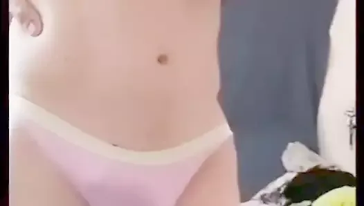 Compilation of my favourite teases ,inflatable butt plug ,pink pantys and wet panty removal