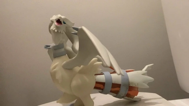 cum on Reshiram figure