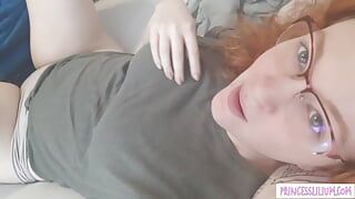 Tease with a petite ginger with glasses!!