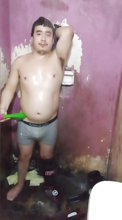 Jesus no banho boxeador 14