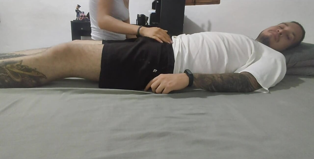 My Little Stepsister Comes Into My Room While I Was Resting and Sucks My Cock